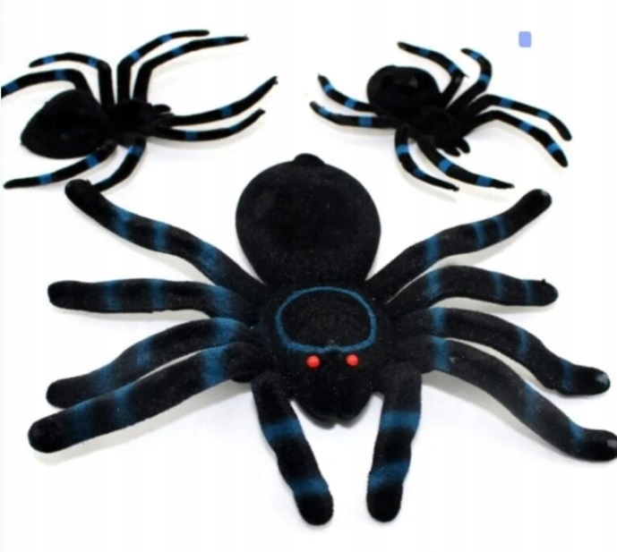 Halloweenska dekorácia Pavúk veľký 15,5x19cm balenie 10 kusov